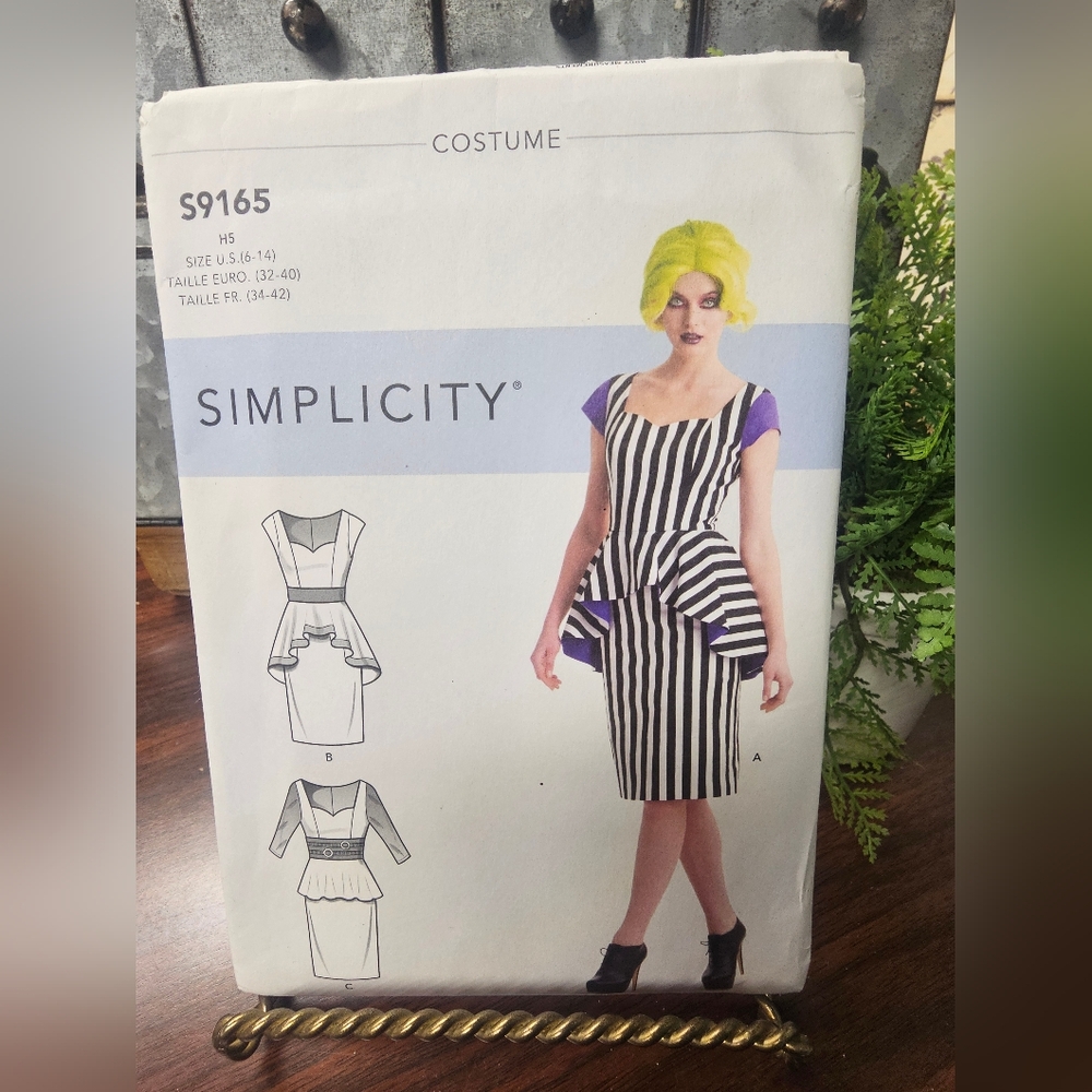 Simplicity Sewing Pattern Costume S9165
